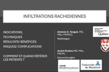 Infiltrations Rachidiennes